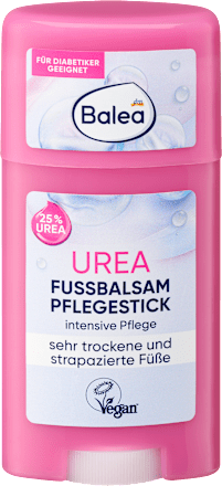 Balea Fußcreme, Fußbalsam Stick Urea, 50 g