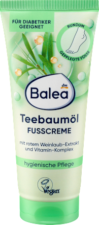 Fußcreme Teebaumöl, 100 ml