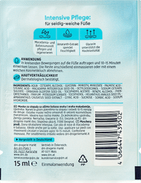 Fußmaske mit Babassu- & Macadamianussöl, 15 ml