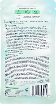 Fußmaske Socken Hornhaut Entferner (1 Paar), 2 St