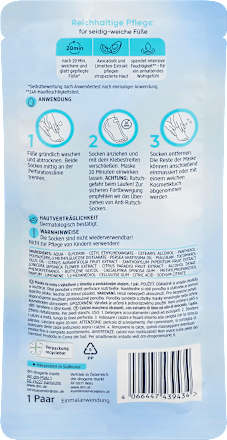Fußmaske Socken, intensive Feuchtigkeitspflege (1 Paar), 2 St Balea