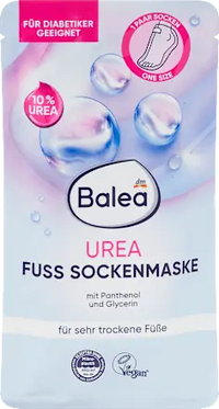 Fußmaske Socken Urea (1 Paar), 2 St Balea