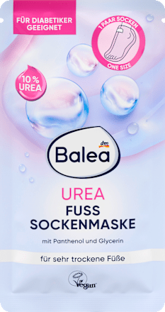 Fußmaske Socken Urea (1 Paar), 1 Paar
