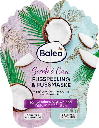 Fußpeeling & Fußmaske Set (2x10 ml), 20 ml