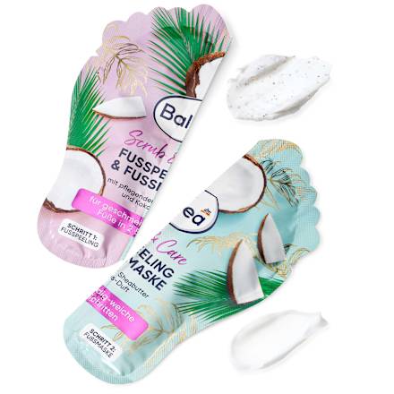 Fußpeeling & Fußmaske Set (2x10 ml), 20 ml