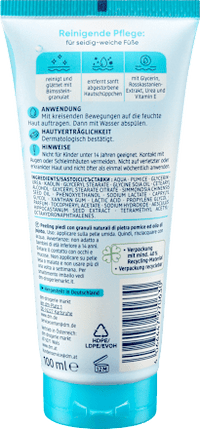 Fußpeeling, 100 ml