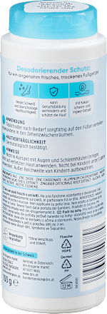Fußpuder, 100 g Balea