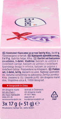 Cadeauset Swirly Kiss 3 stuks, 1 st