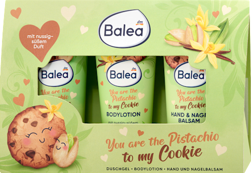 Cadeauset "Jij bent de pistache van mijn koekje" 3 stuks, 1 st