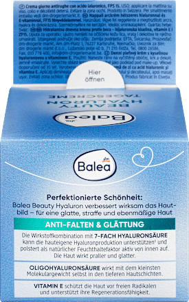 Gesichtscreme Anti Falten Beauty Hyaluron LSF 15, 50 ml
