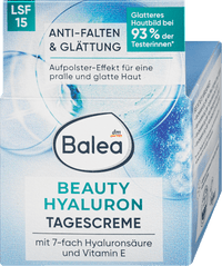 Gesichtscreme Anti Falten Beauty Hyaluron LSF 15, 50 ml