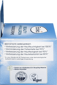 Gesichtscreme Anti Falten Beauty Hyaluron LSF 15, 50 ml