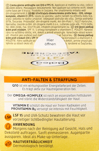 Gesichtscreme Anti-Falten Q10 LSF 15, 50 ml