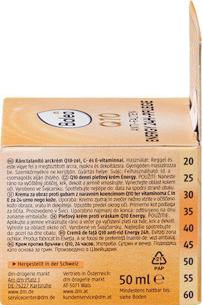 Gesichtscreme Energy Q10 24h, 50 ml