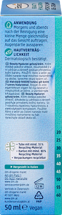 Gesichtscreme Gel Beauty Hyaluron Hydro Plump, 50 ml