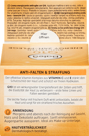 Q10 Anti-rimpel Energie 24H Gezichtscrème, 50 ml