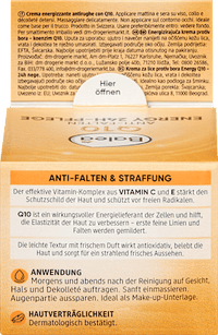 Q10 Anti-rimpel Energie 24H Gezichtscrème, 50 ml