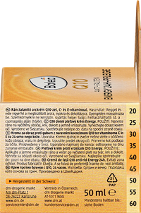 Gesichtscreme Q10 Anti-Falten Energy 24H-Pflege, 50 ml