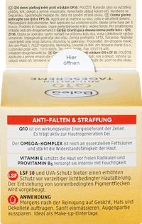 Gezichtscrème Q10 Anti-rimpel beschermende dagcrème SPF 30, 50 ml