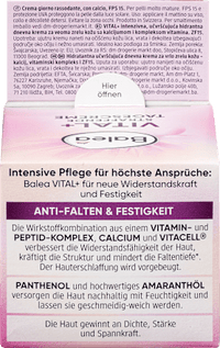 Vital + Verstevigende Gezichtscrème SPF 15, 50 ml