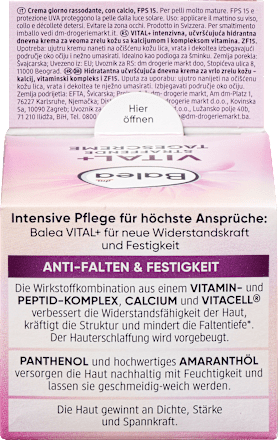 Gesichtscreme Vital + straffend LSF 15, 50 ml