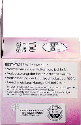 Gesichtscreme Vital + straffend LSF 15, 50 ml