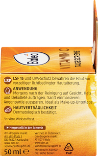 Vitamine C Gezichtscrème SPF 15, 50 ml