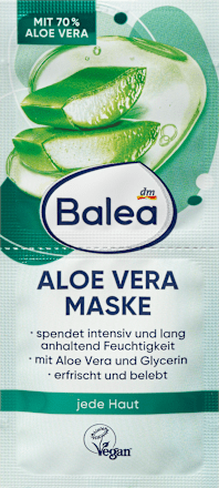 Gesichtsmaske Aloe Vera Sachet (2x8 ml), 16 ml