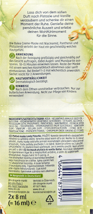 Gesichtsmaske Crememaske Lovely Pistachio, 16 ml
