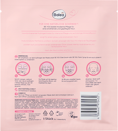 Gesichtsmaske Glass Skin Hyaluronic Be You, 1 St