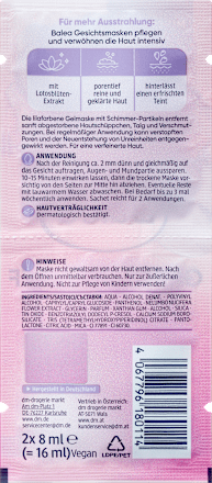 Gesichtsmaske Glow Peel- Off (2x8 ml), 16 ml