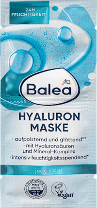 Hyaluronzuur gezichtsmasker (2x8 ml), 16 ml