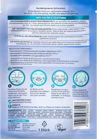 Gezichtsmasker Hydrogel Beauty Hyaluron, 1 st