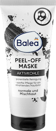 Gesichtsmaske Peel-Off mit Aktivkohle, 100 ml Balea