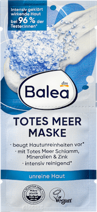 Gesichtsmaske Totes Meer (2x8 ml), 16 ml Balea