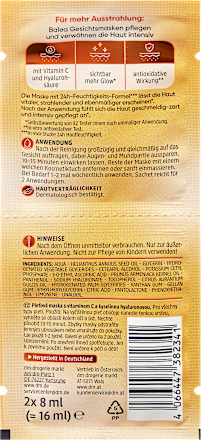 Vitamine C gezichtsmasker, 16 ml