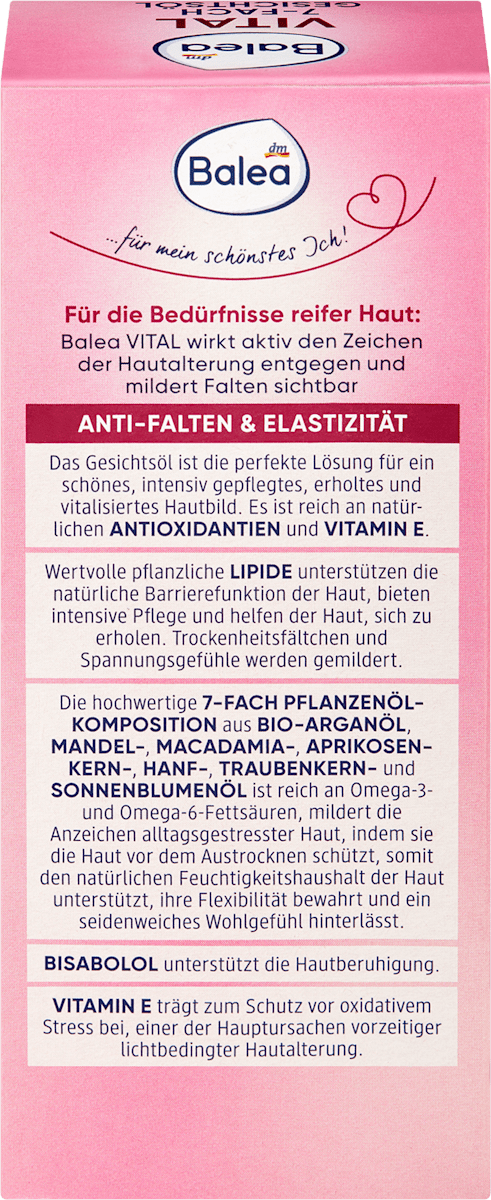 Balea Gesichtsöl Vital  7-fach, 30 ml