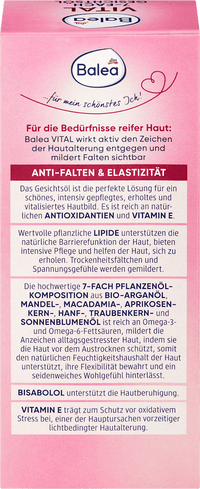 Balea Gesichtsöl Vital  7-fach, 30 ml