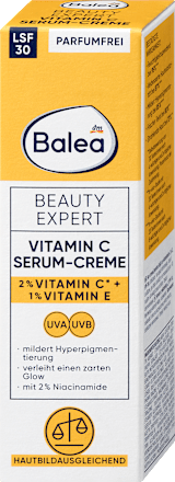Beauty Expert Vitamine C Serum-Crème SPF 30, 50 ml
