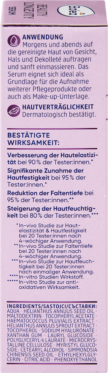 Balea Gesichtsserum Beauty Longevity, 30 ml