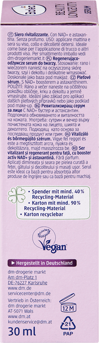 Balea Gesichtsserum Beauty Longevity, 30 ml