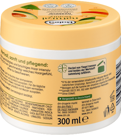 Natuurlijk schoonheidsherstellende haarmasker, 300 ml