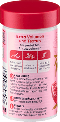 Haarpoeder volume Granaatappel, 10 g