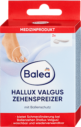 Hallux Valgus teenspreider met balbescherming, 2 stuks