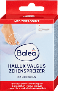 Hallux Valgus Zehenspreizer mit Ballenschutz, 2 St