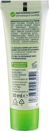 Hand- und Nagelbalsam Kamille, Reisegröße, 30 ml