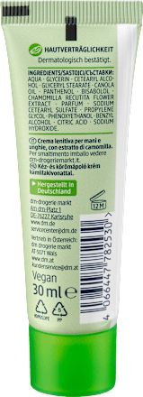 Hand- und Nagelbalsam Kamille, Reisegröße, 30 ml