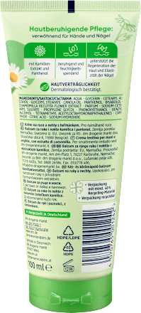 Hand- & Nagelbalsam Kamille, 100 ml