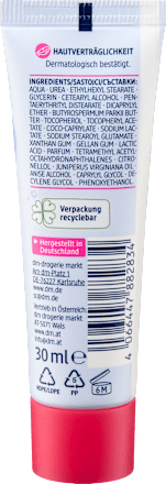 Handcreme Urea, Reisegröße, 30 ml