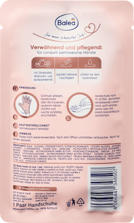 Handmaske, 1 Paar, 2 St